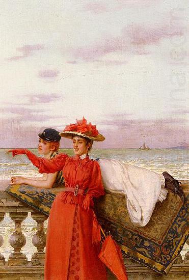 Looking Out To Sea, Vittorio Matteo Corcos